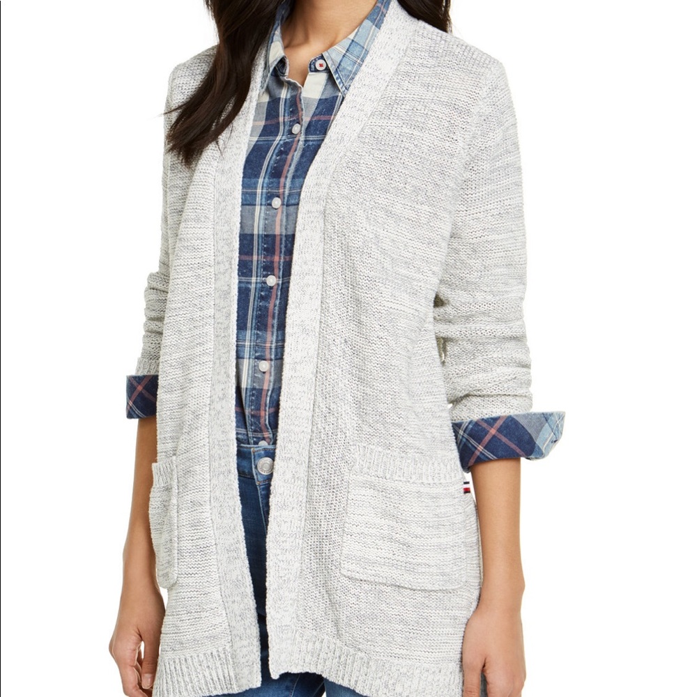 TOMMY HILFIGER open front cardigan